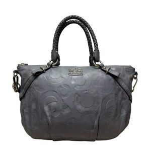Coach Wisteria Embossed Signature Madison Sophia Satchel #15922 RARE